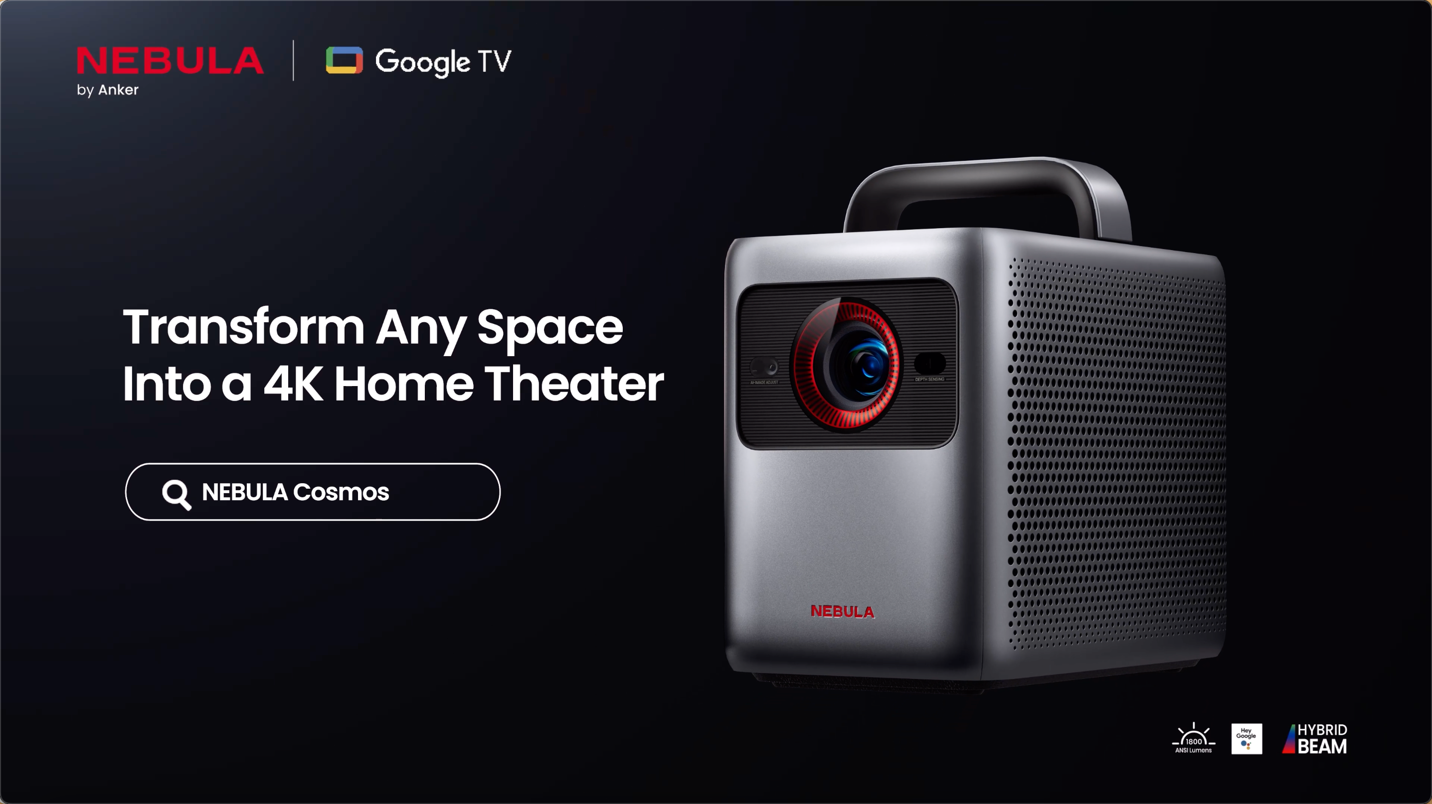 Anker Nebula (ネビュラ) Cosmos 4K SE Amazon.com: Nebula Cosmos 4K SE With Nebula Cosmos Series Travel